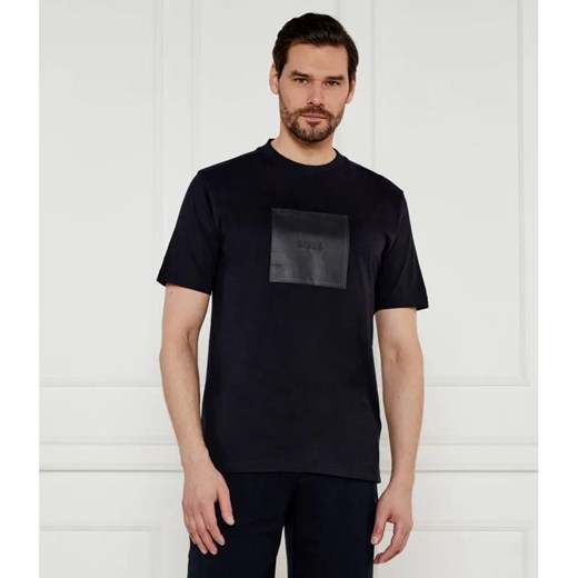 BOSS GREEN T-shirt Logo Rib | Regular Fit ze sklepu Gomez Fashion Store w kategorii T-shirty męskie - zdjęcie 184973012