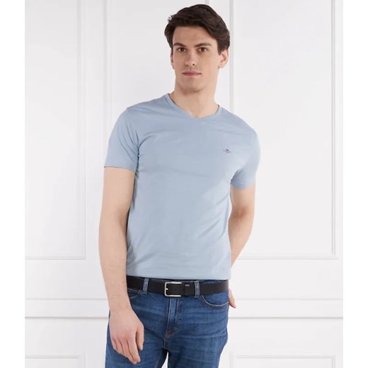 Gant T-shirt sheild | Slim Fit ze sklepu Gomez Fashion Store w kategorii T-shirty męskie - zdjęcie 184973023