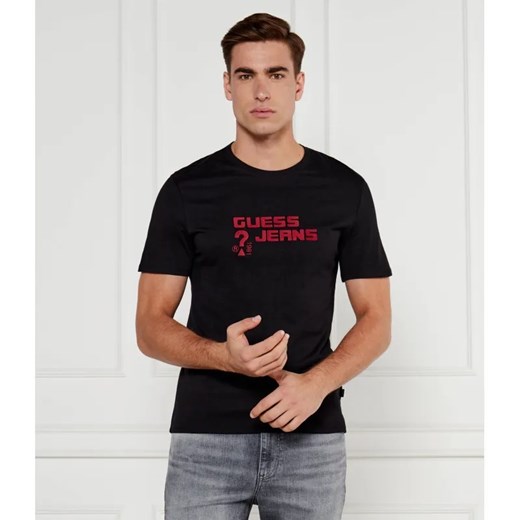 Guess Jeans T-shirt | Slim Fit ze sklepu Gomez Fashion Store w kategorii T-shirty męskie - zdjęcie 184973113