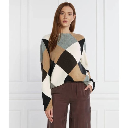 Liviana Conti Sweter | Regular Fit | z dodatkiem kaszmiru ze sklepu Gomez Fashion Store w kategorii Swetry damskie - zdjęcie 184973320