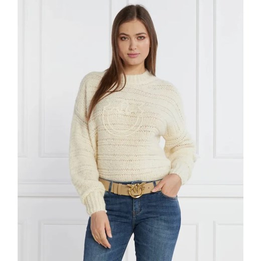 Pinko Wełniany sweter | Regular Fit ze sklepu Gomez Fashion Store w kategorii Swetry damskie - zdjęcie 184973354