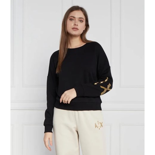 Armani Exchange Bluza | Regular Fit ze sklepu Gomez Fashion Store w kategorii Bluzy damskie - zdjęcie 184973402