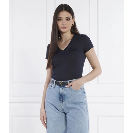 Armani Exchange T-shirt | Regular Fit ze sklepu Gomez Fashion Store w kategorii Bluzki damskie - zdjęcie 184973553