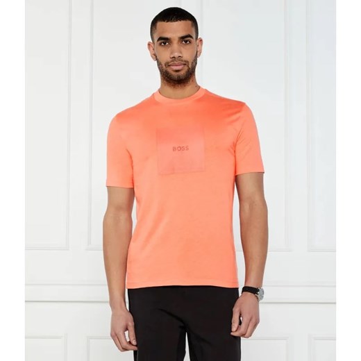BOSS GREEN T-shirt Logo Rib | Regular Fit ze sklepu Gomez Fashion Store w kategorii T-shirty męskie - zdjęcie 184973561