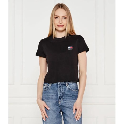 Tommy Jeans T-shirt | Cropped Fit ze sklepu Gomez Fashion Store w kategorii Bluzki damskie - zdjęcie 184973572