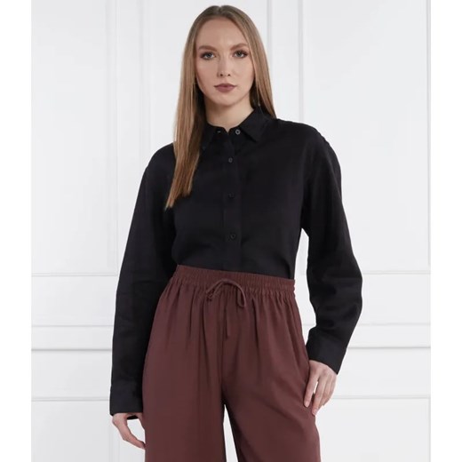 Samsøe Samsøe Lniana koszula salova | Loose fit ze sklepu Gomez Fashion Store w kategorii Koszule damskie - zdjęcie 184973611