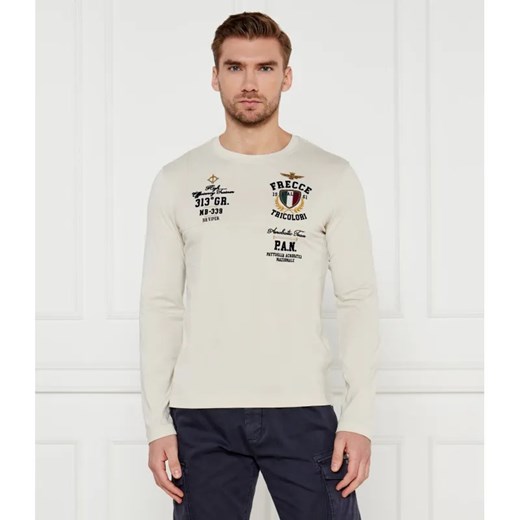 Aeronautica Militare Longsleeve | Longline Fit ze sklepu Gomez Fashion Store w kategorii T-shirty męskie - zdjęcie 184973694