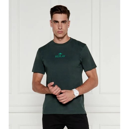 Replay T-shirt | Regular Fit ze sklepu Gomez Fashion Store w kategorii T-shirty męskie - zdjęcie 184973711