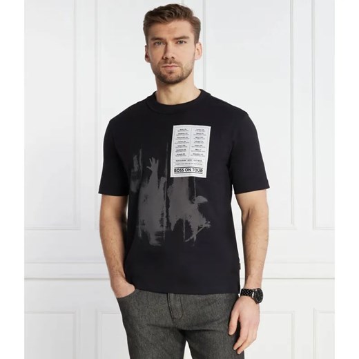 BOSS ORANGE T-shirt TE_PATCHWORK | Relaxed fit ze sklepu Gomez Fashion Store w kategorii T-shirty męskie - zdjęcie 184973833