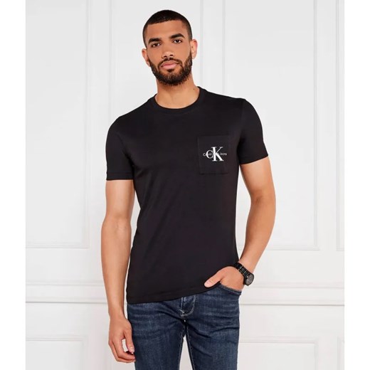 Calvin Klein Jeans T-shirt | Slim Fit ze sklepu Gomez Fashion Store w kategorii T-shirty męskie - zdjęcie 184973861