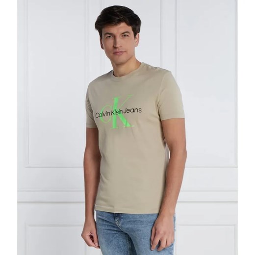 Calvin Klein Jeans T-shirt | Slim Fit ze sklepu Gomez Fashion Store w kategorii T-shirty męskie - zdjęcie 184973883