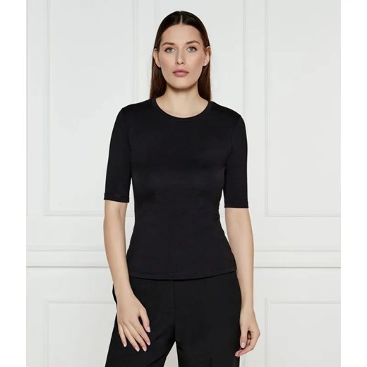HUGO T-shirt Darnelia | Slim Fit ze sklepu Gomez Fashion Store w kategorii Bluzki damskie - zdjęcie 184973941