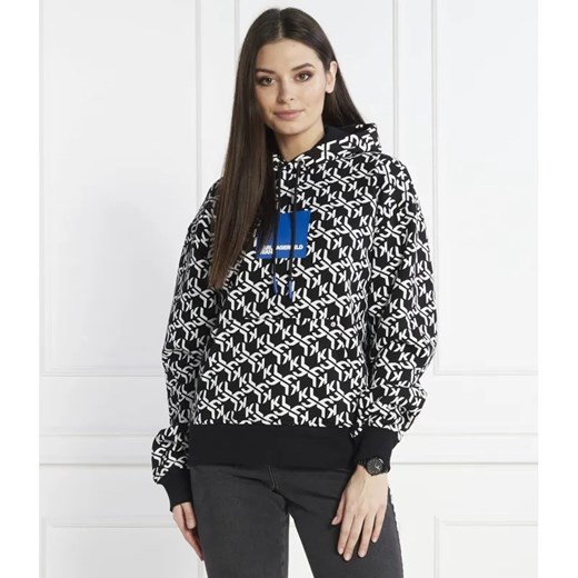 Karl Lagerfeld Jeans Bluza monogram | Relaxed fit ze sklepu Gomez Fashion Store w kategorii Bluzy damskie - zdjęcie 184974022