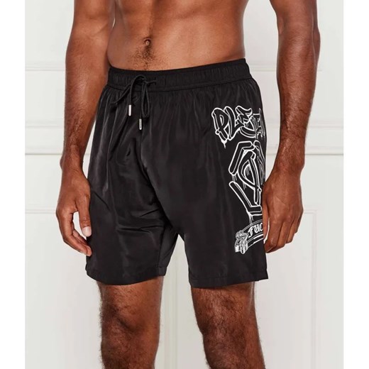 Philipp Plein Szorty kąpielowe Graffiti | Regular Fit ze sklepu Gomez Fashion Store w kategorii Kąpielówki - zdjęcie 184974244