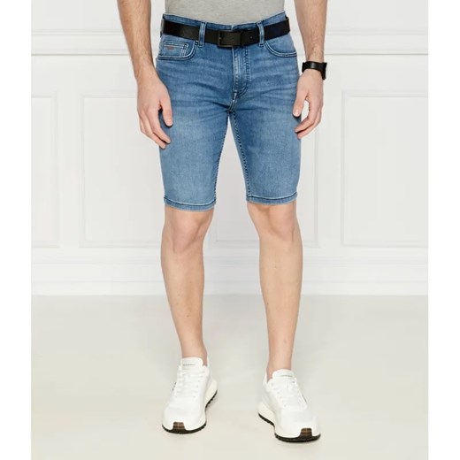 BOSS ORANGE Jeansowe szorty Delaware | Slim Fit ze sklepu Gomez Fashion Store w kategorii Spodenki męskie - zdjęcie 184974251