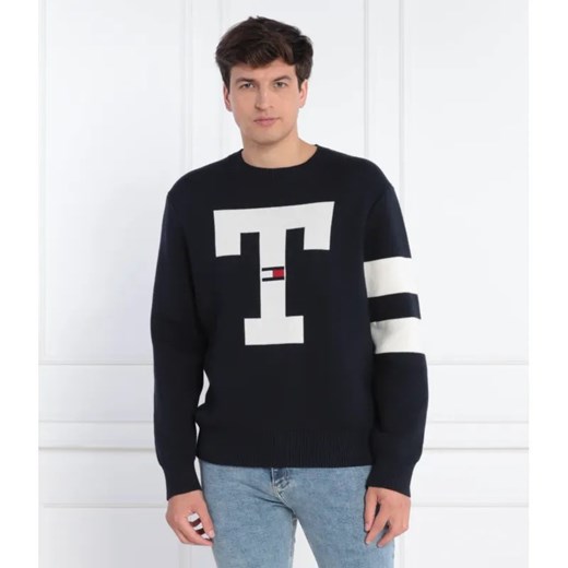 Tommy Jeans Sweter TJM RLX LETTER | Regular Fit ze sklepu Gomez Fashion Store w kategorii Swetry męskie - zdjęcie 184974462