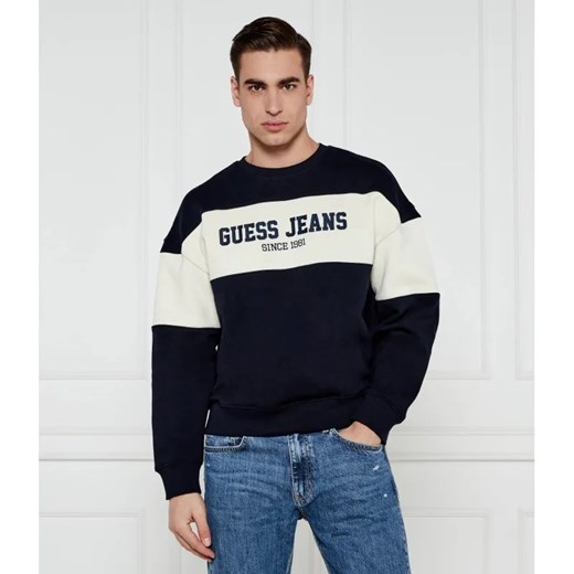 Guess Jeans Bluza HORIZONT | Oversize fit ze sklepu Gomez Fashion Store w kategorii Bluzy męskie - zdjęcie 184974500