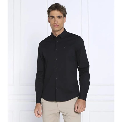 Calvin Klein Koszula POPLIN | Slim Fit ze sklepu Gomez Fashion Store w kategorii Koszule męskie - zdjęcie 184974621