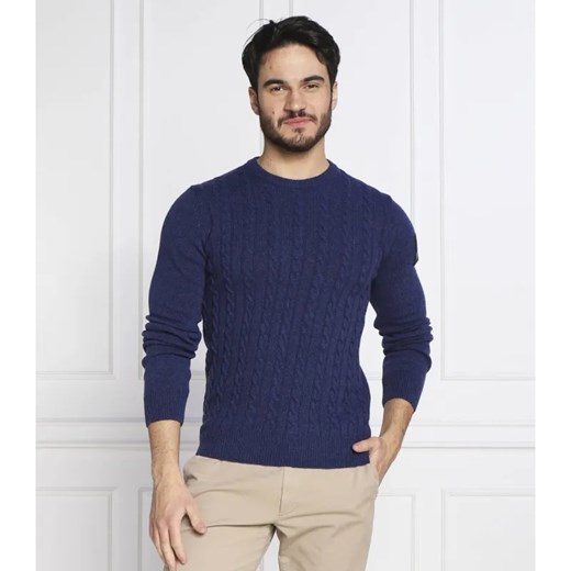 Aeronautica Militare Wełniany sweter | Slim Fit ze sklepu Gomez Fashion Store w kategorii Swetry męskie - zdjęcie 184974702