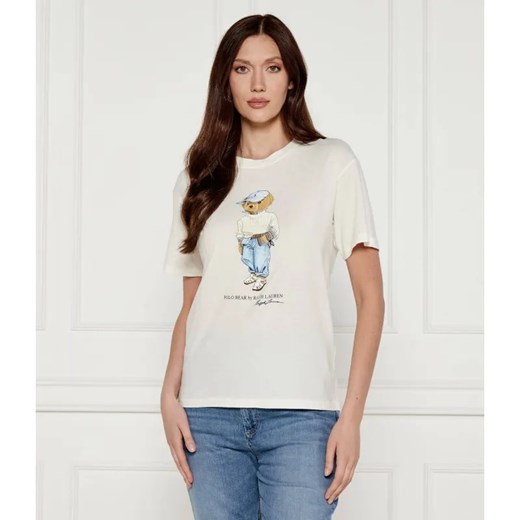 POLO RALPH LAUREN T-shirt | Regular Fit ze sklepu Gomez Fashion Store w kategorii Bluzki damskie - zdjęcie 184974843