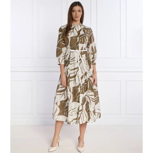 Marella SPORT Sukienka z paskiem NURSERY | z dodatkiem jedwabiu ze sklepu Gomez Fashion Store w kategorii Sukienki - zdjęcie 184974942