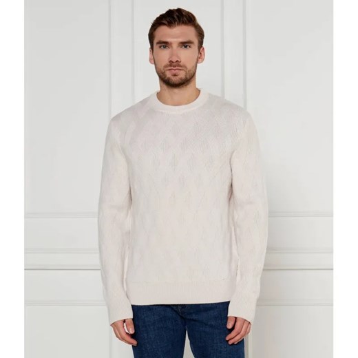 BOSS BLACK Wełniany sweter H-Elfredo | Regular Fit ze sklepu Gomez Fashion Store w kategorii Swetry męskie - zdjęcie 184975161