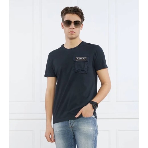 Iceberg T-shirt | Regular Fit ze sklepu Gomez Fashion Store w kategorii T-shirty męskie - zdjęcie 184975172