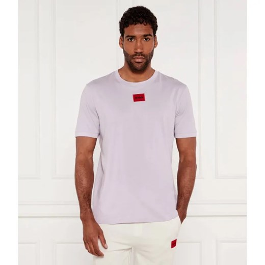HUGO T-shirt Diragolino212 | Regular Fit ze sklepu Gomez Fashion Store w kategorii T-shirty męskie - zdjęcie 184975191