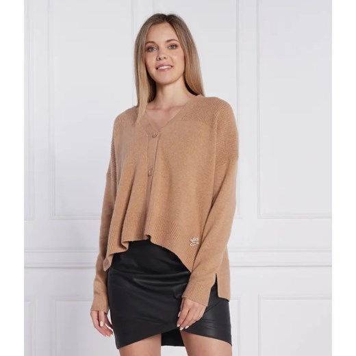 Liu Jo Wełniany kardigan | Regular Fit ze sklepu Gomez Fashion Store w kategorii Swetry damskie - zdjęcie 184975211