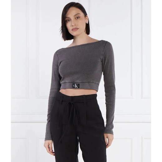 Calvin Klein Jeans Bluzka | Cropped Fit ze sklepu Gomez Fashion Store w kategorii Bluzki damskie - zdjęcie 184975230