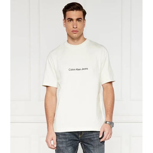 Calvin Klein Jeans T-shirt LOGO TEE | Loose fit ze sklepu Gomez Fashion Store w kategorii T-shirty męskie - zdjęcie 184975434