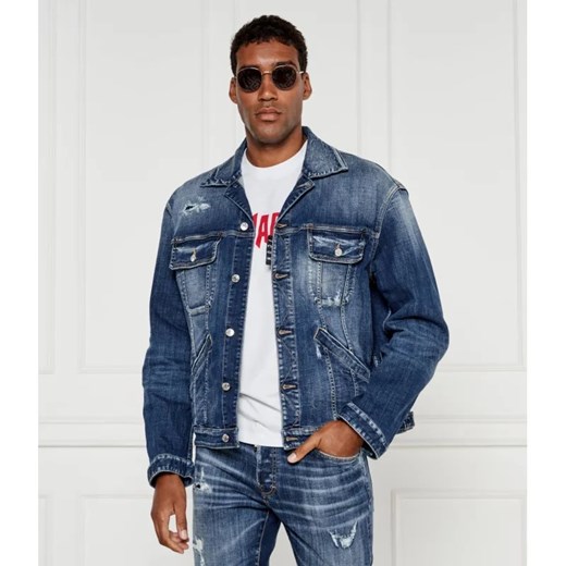 Dsquared2 Kurtka jeansowa Kaban | Relaxed fit Dsquared2 52 wyprzedaż Gomez Fashion Store