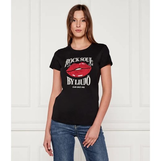 Liu Jo T-shirt | Regular Fit ze sklepu Gomez Fashion Store w kategorii Bluzki damskie - zdjęcie 184975611