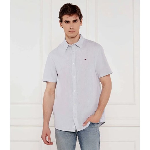 Tommy Jeans Koszula | Regular Fit | z dodatkiem lnu ze sklepu Gomez Fashion Store w kategorii Koszule męskie - zdjęcie 184975780