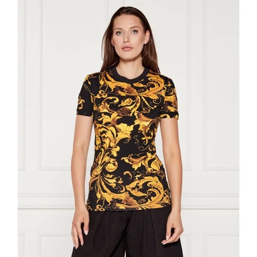 Versace Jeans Couture T-shirt | Slim Fit ze sklepu Gomez Fashion Store w kategorii Bluzki damskie - zdjęcie 184975931