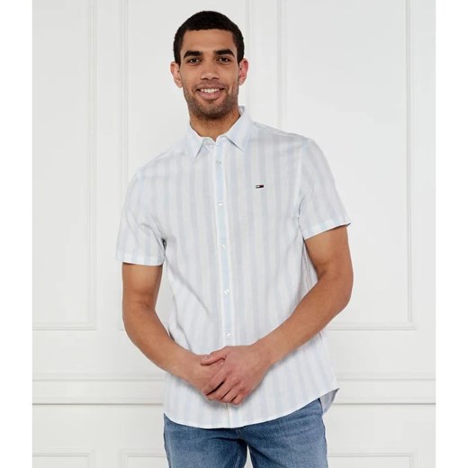 Tommy Jeans Koszula | Regular Fit | z dodatkiem lnu ze sklepu Gomez Fashion Store w kategorii Koszule męskie - zdjęcie 184976013