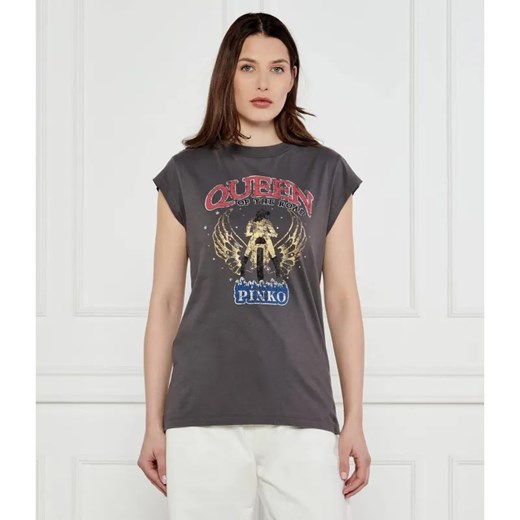 Pinko T-shirt MARRAKECH | Regular Fit ze sklepu Gomez Fashion Store w kategorii Bluzki damskie - zdjęcie 184976154