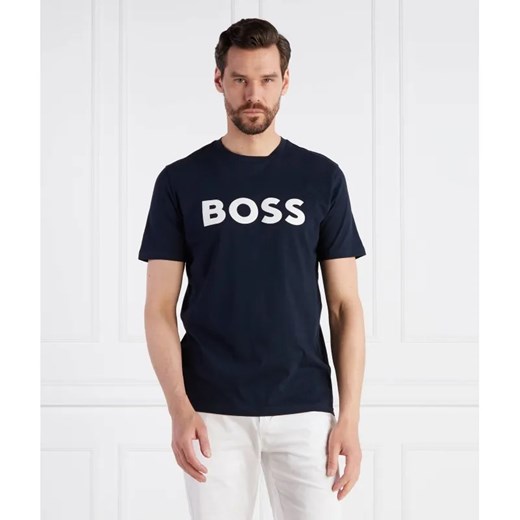 BOSS ORANGE T-shirt Thinking 1 | Regular Fit ze sklepu Gomez Fashion Store w kategorii T-shirty męskie - zdjęcie 184976171