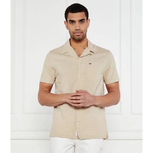 Tommy Jeans Koszula | Regular Fit | z dodatkiem lnu ze sklepu Gomez Fashion Store w kategorii Koszule męskie - zdjęcie 184976183