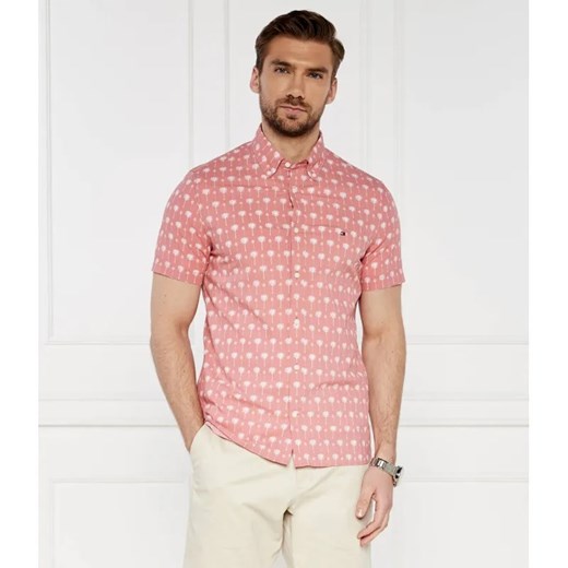 Tommy Hilfiger Koszula MINI PALM | Slim Fit | stretch ze sklepu Gomez Fashion Store w kategorii Koszule męskie - zdjęcie 184976354