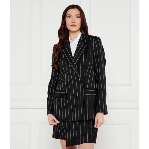 Marc Cain Marynarka | Fitted fit | z dodatkiem lnu ze sklepu Gomez Fashion Store w kategorii Marynarki damskie - zdjęcie 184976453