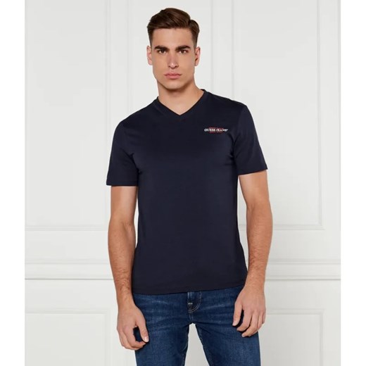 Guess Jeans T-shirt AMERICAN | Slim Fit ze sklepu Gomez Fashion Store w kategorii T-shirty męskie - zdjęcie 184976562