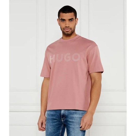 HUGO T-shirt Dinkee | Oversize fit ze sklepu Gomez Fashion Store w kategorii T-shirty męskie - zdjęcie 184976844