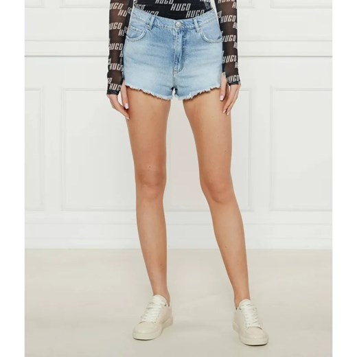 Pinko Jeansowe szorty SERENGETI | Slim Fit | high waist ze sklepu Gomez Fashion Store w kategorii Szorty - zdjęcie 184976953