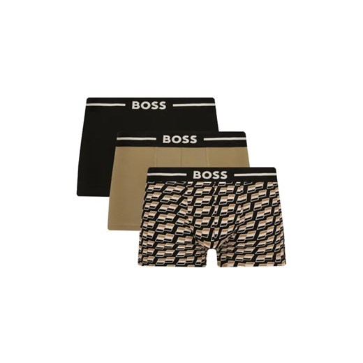 BOSS BLACK Bokserki 3-pack Trunk 3P Bold Design ze sklepu Gomez Fashion Store w kategorii Majtki męskie - zdjęcie 184977051
