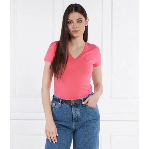 Armani Exchange T-shirt | Regular Fit ze sklepu Gomez Fashion Store w kategorii Bluzki damskie - zdjęcie 184977113