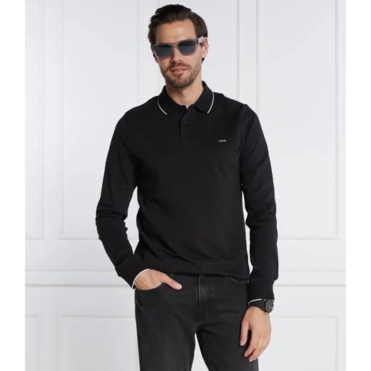 Calvin Klein Polo TIPPING | Slim Fit | stretch pique ze sklepu Gomez Fashion Store w kategorii T-shirty męskie - zdjęcie 184977174