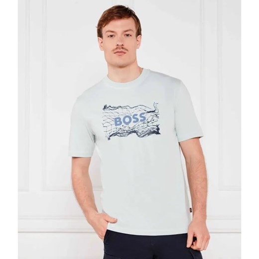 BOSS ORANGE T-shirt Te_logospace | Regular Fit ze sklepu Gomez Fashion Store w kategorii T-shirty męskie - zdjęcie 184977183
