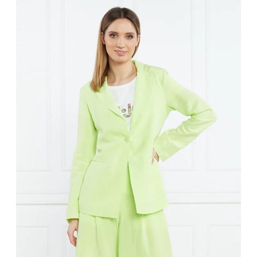 Liu Jo Marynarka | Regular Fit | z dodatkiem lnu ze sklepu Gomez Fashion Store w kategorii Marynarki damskie - zdjęcie 184977271