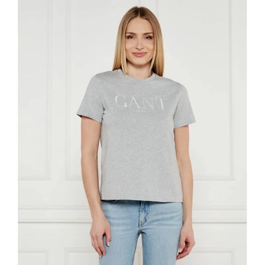 Gant T-shirt | Regular Fit ze sklepu Gomez Fashion Store w kategorii Bluzki damskie - zdjęcie 184977310